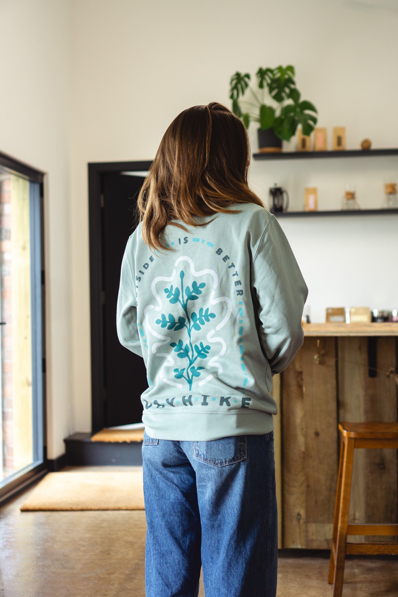Oak Sweatshirt - Sea Foam