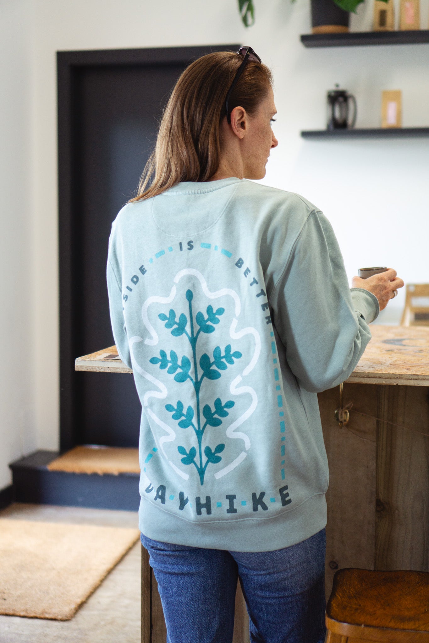 Oak Sweatshirt - Sea Foam