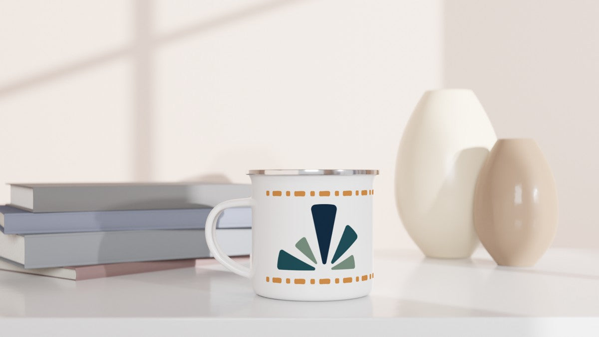 Enamel Mug - Cool Colours