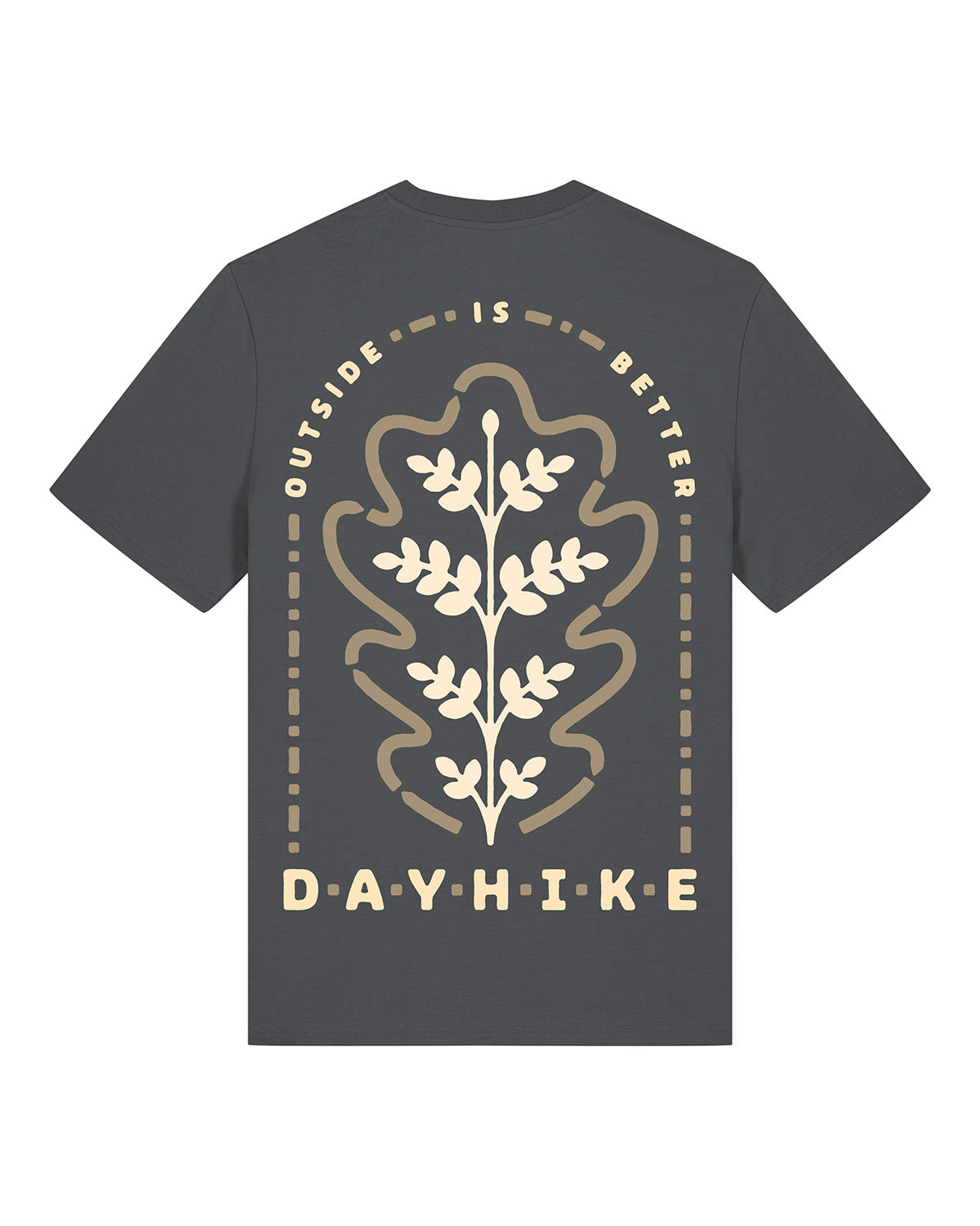 Oak T-Shirt - Slate & Coffee