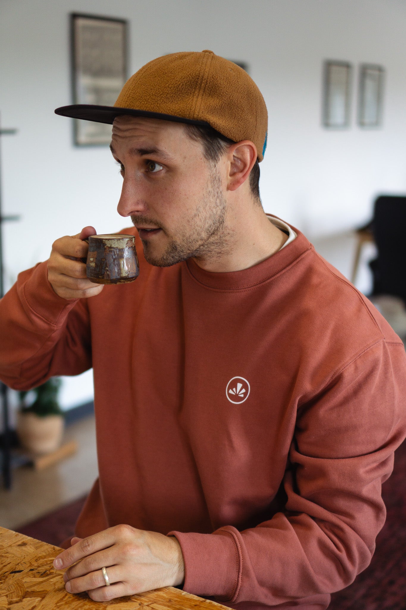 Oak Sweatshirt - Red Clay