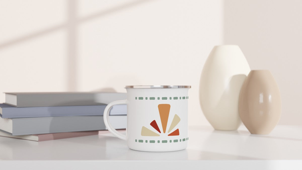 Enamel Mug - Warm Colours