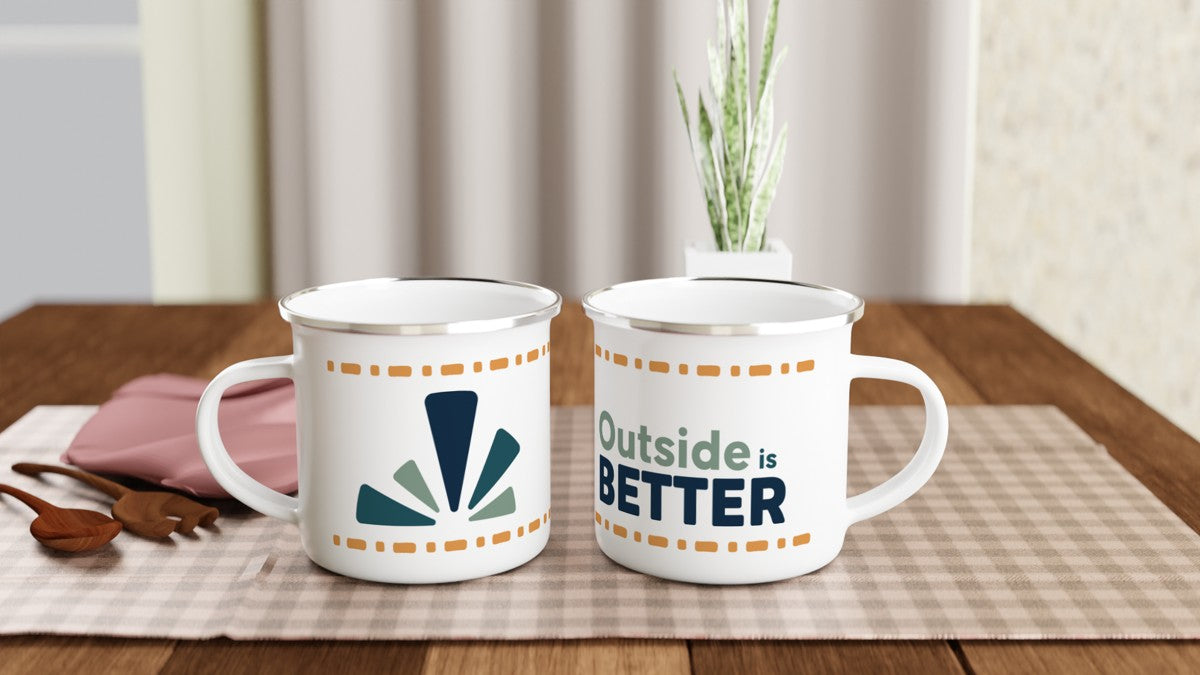 Enamel Mug - Cool Colours