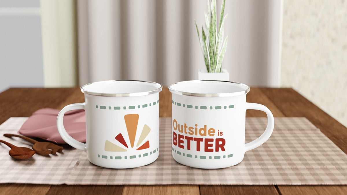 Enamel Mug - Warm Colours